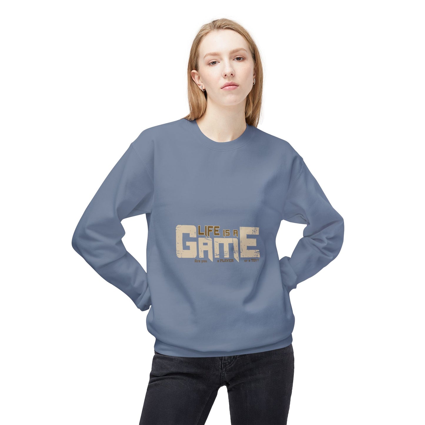 Game Life Unisex Sweatshirt, Soft Sweatshirt, Gamer Gift, Casual Wear, Birthday Gift, Inspirational Apparel
