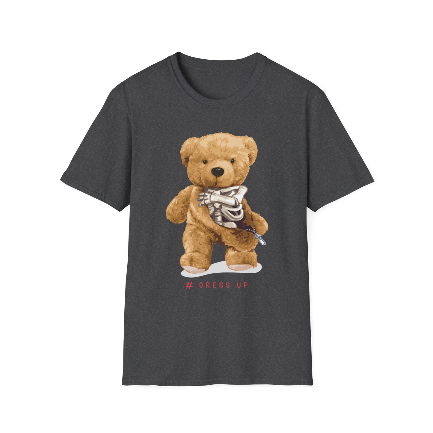 Cute Bear Graphic T-Shirt, Casual Cotton Tee, Fun Birthday Gift, Everyday Wear, Unique Animal Tee, Teddy Bear Shirt