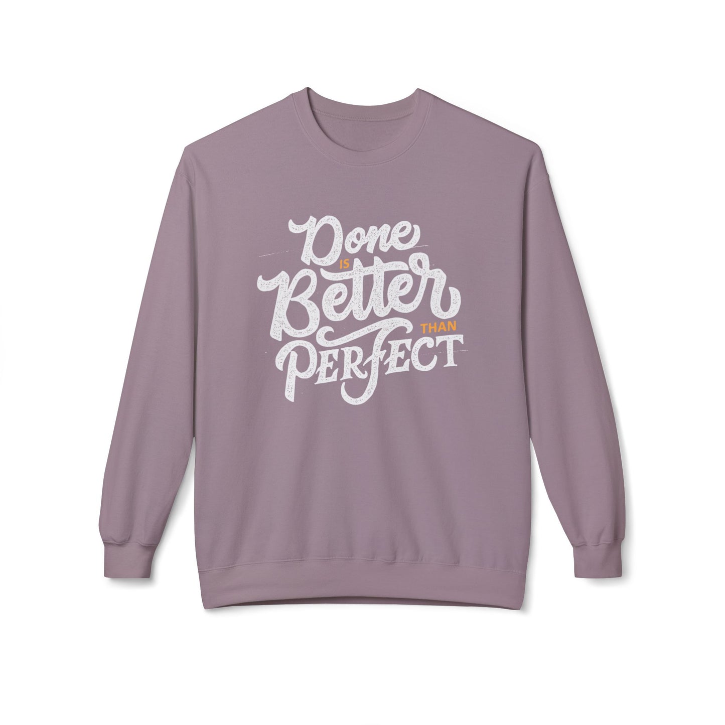 Motivational Fleece Sweatshirt: Cozy Crewneck, Perfect for Self-Care Days, Gift for Friends, Inspirational Quotes, Peer Encouragement Paragon