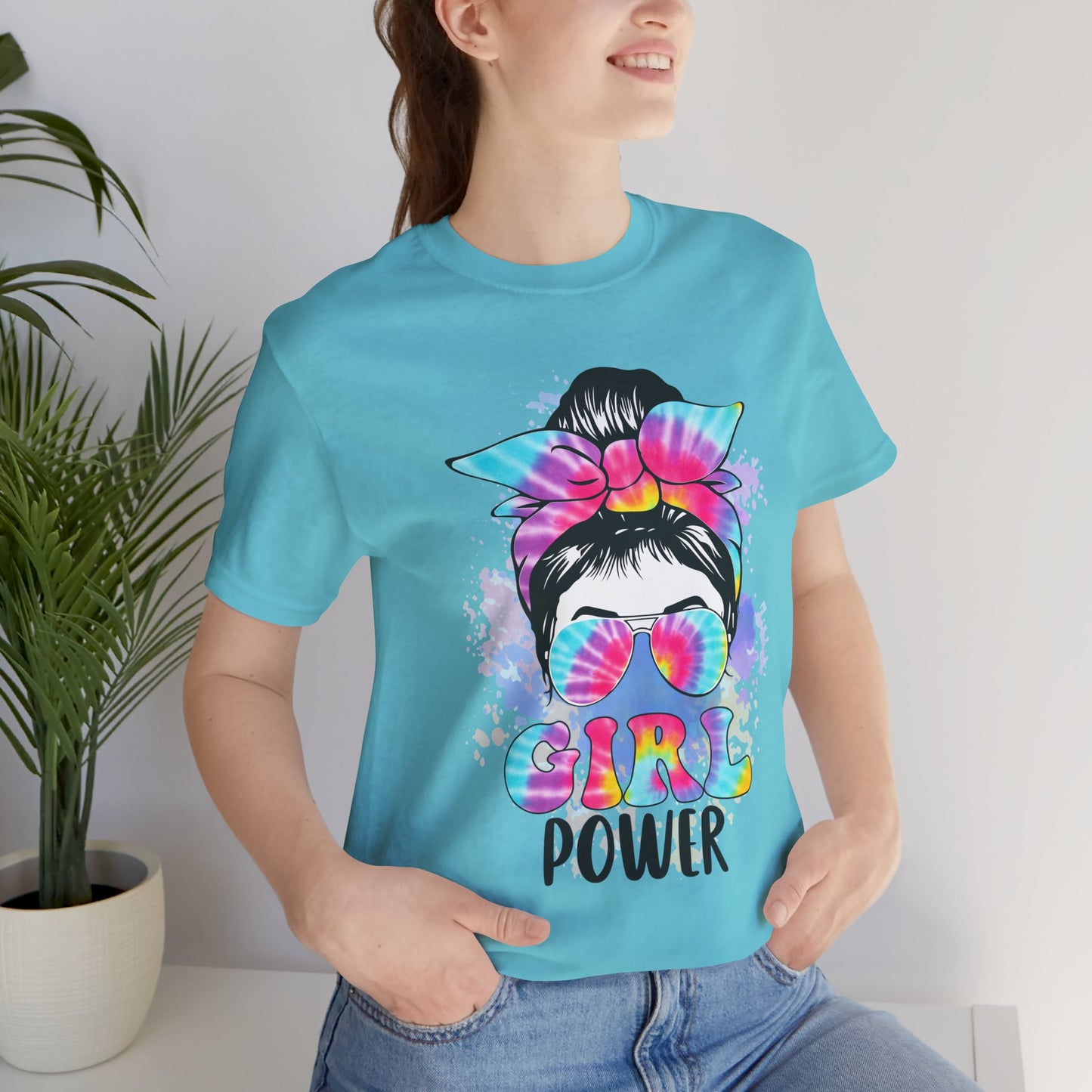 Empowering Girl Power Tee, Unisex T-Shirt for Girls, Feminist Apparel, Gift for Her, Cute Summer Top, Casual Statement Shirt