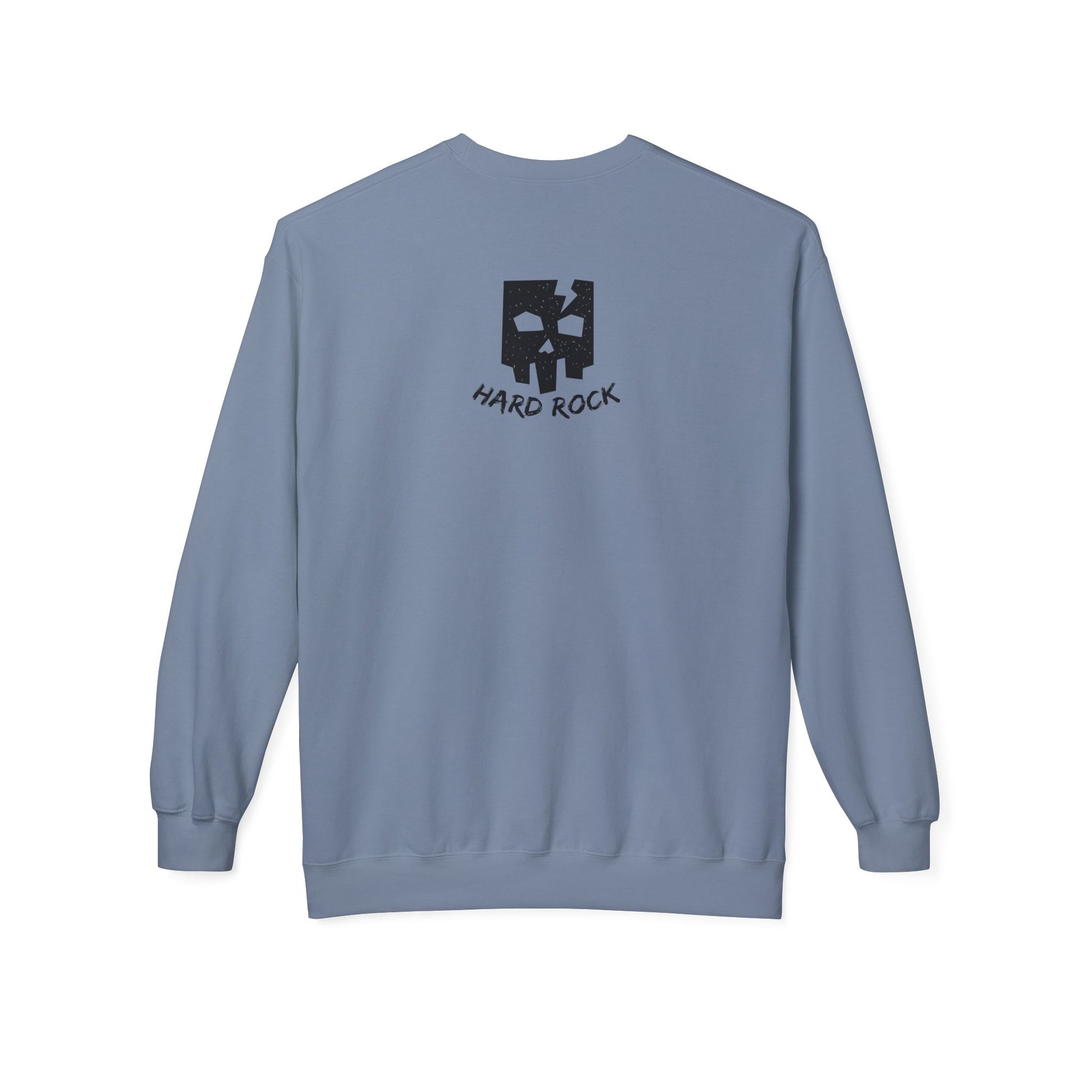 Unisex Hard Rock Sweatshirt, Cozy Music Lover Gift, Trendy Casual Wear, Perfect for Concerts, Birthday Present, Halloween Outfit