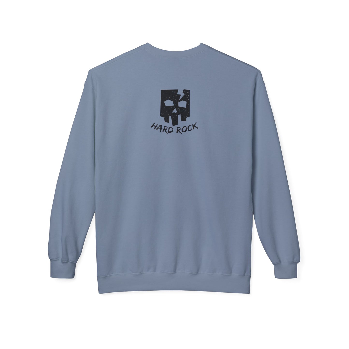 Unisex Hard Rock Sweatshirt, Cozy Music Lover Gift, Trendy Casual Wear, Perfect for Concerts, Birthday Present, Halloween Outfit