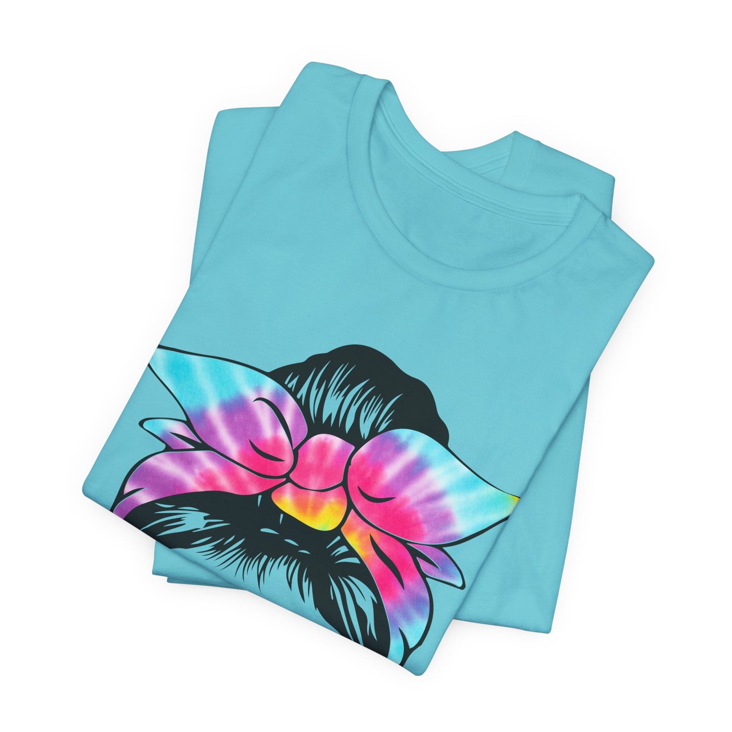 Girl Power Tie-Dye Tee, Unisex Short Sleeve Shirt, Feminist Apparel, Gift for Her, Casual Everyday Wear, Birthday Present