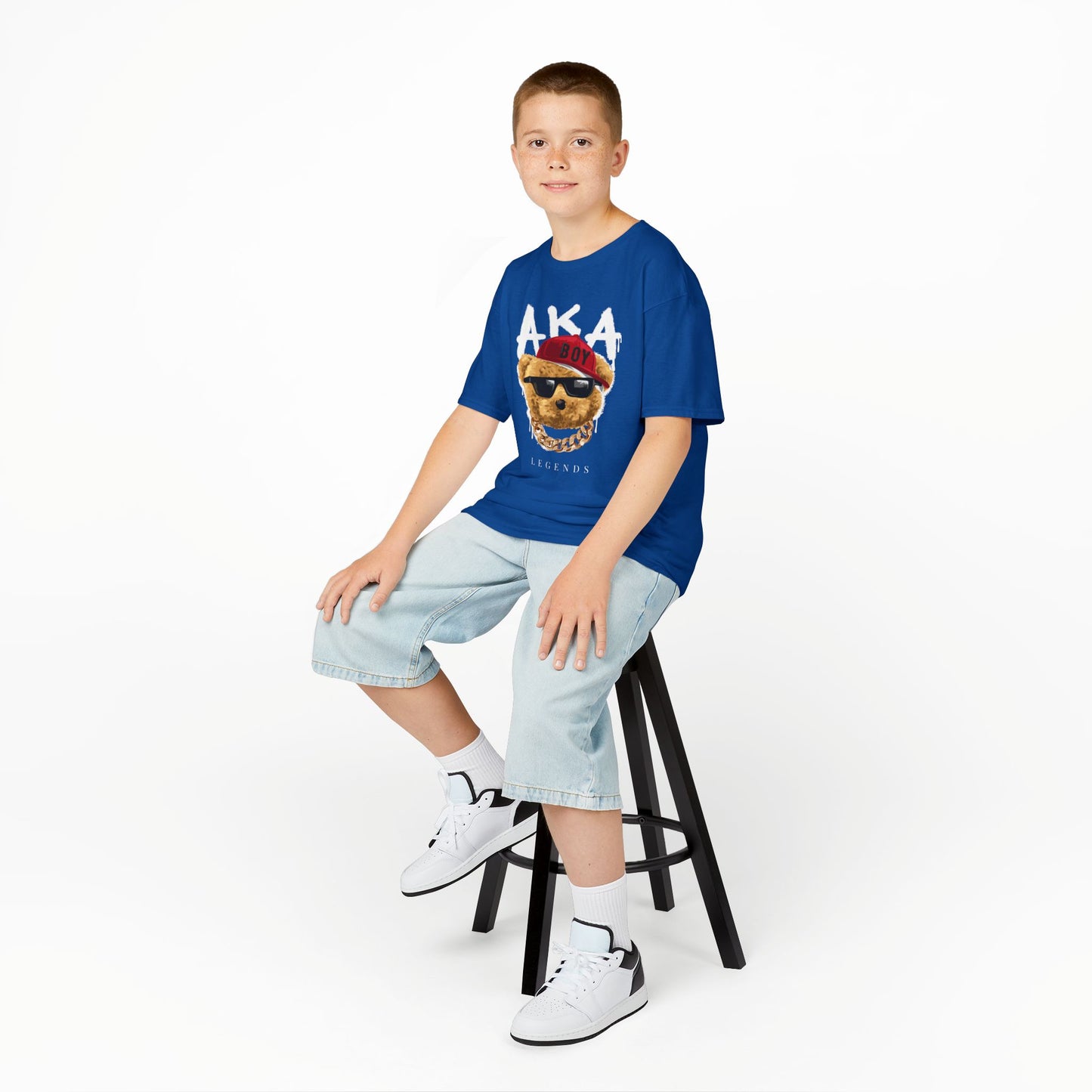 Fun Trendy Kids Tee, Cool Kid Shirt, Bear Graphic Tee, Gift for Boys, Casual Everyday Wear