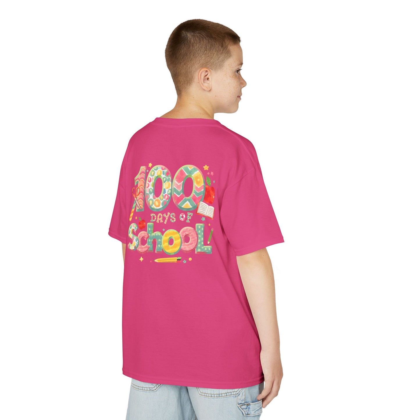 Kids School Celebration Tee - 100 Days of School, Class Shirt, Back to School Outfit, Fun Teacher Gift, Kids Education Apparel