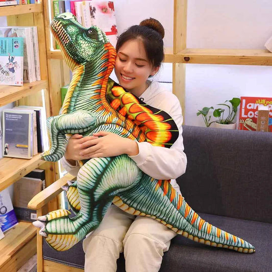 Spinosaurus Plush Toy – Giant Realistic Dinosaur Stuffed Animal Pillow