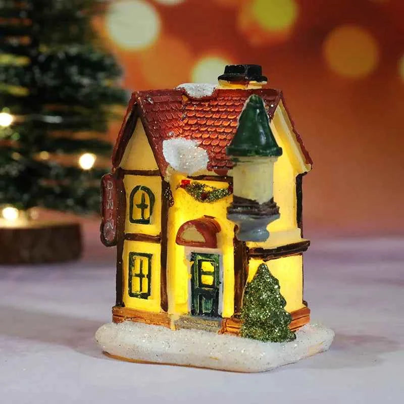 Cute Christmas House LED Night Light (2.4-3.5 in) - Home Ornaments Xmas Gift