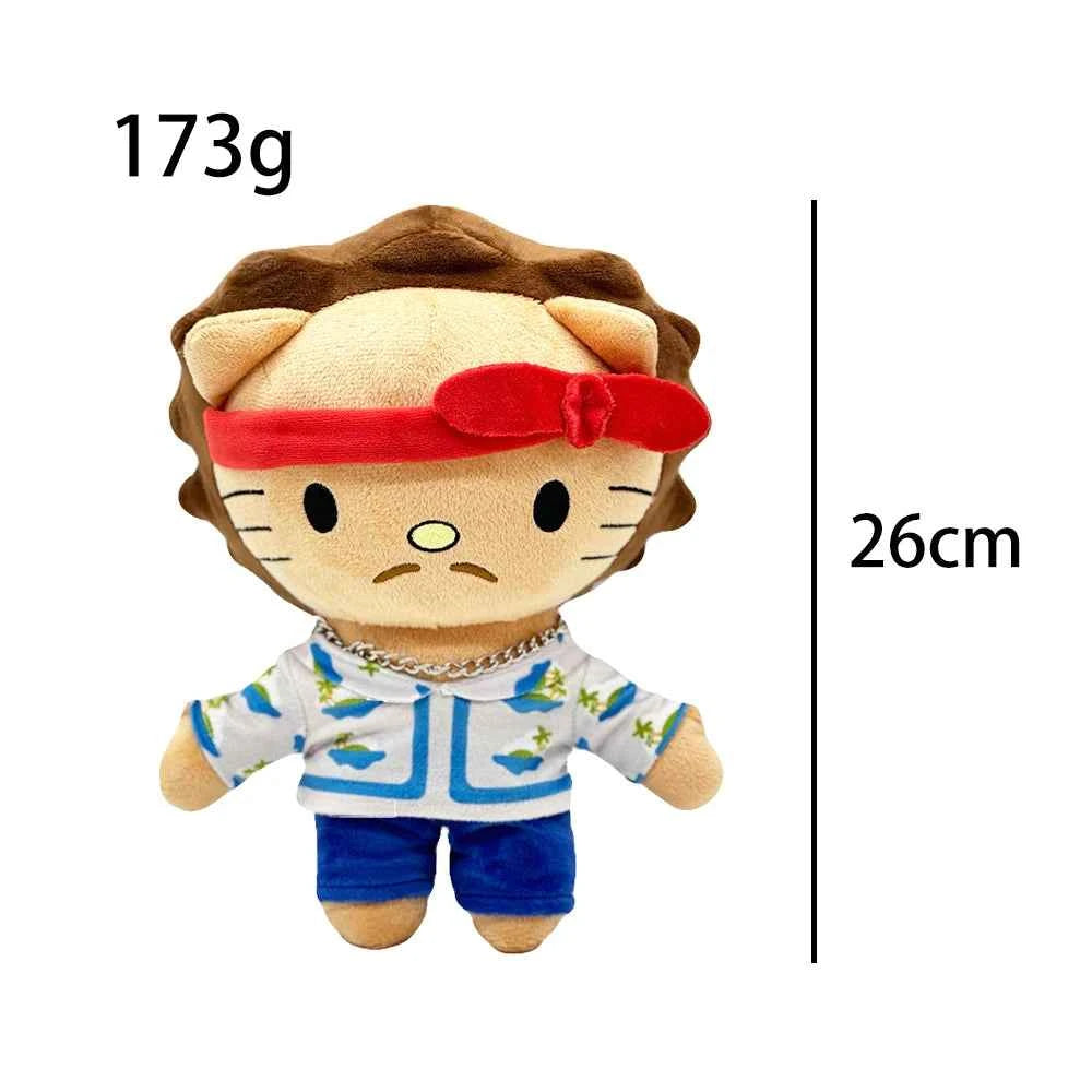 Kawaii Hello Kitty Bruno Mars Plush Doll (10.24 inches) - Stuffed Figure Fans Collect