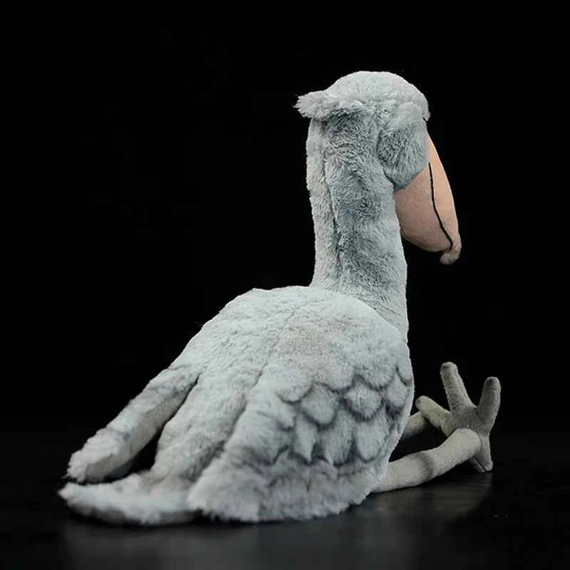 Kawaii Realistic Shoebill Plush Doll - Soft Stuffed Bird Pillow and Unique Gift, 45cm