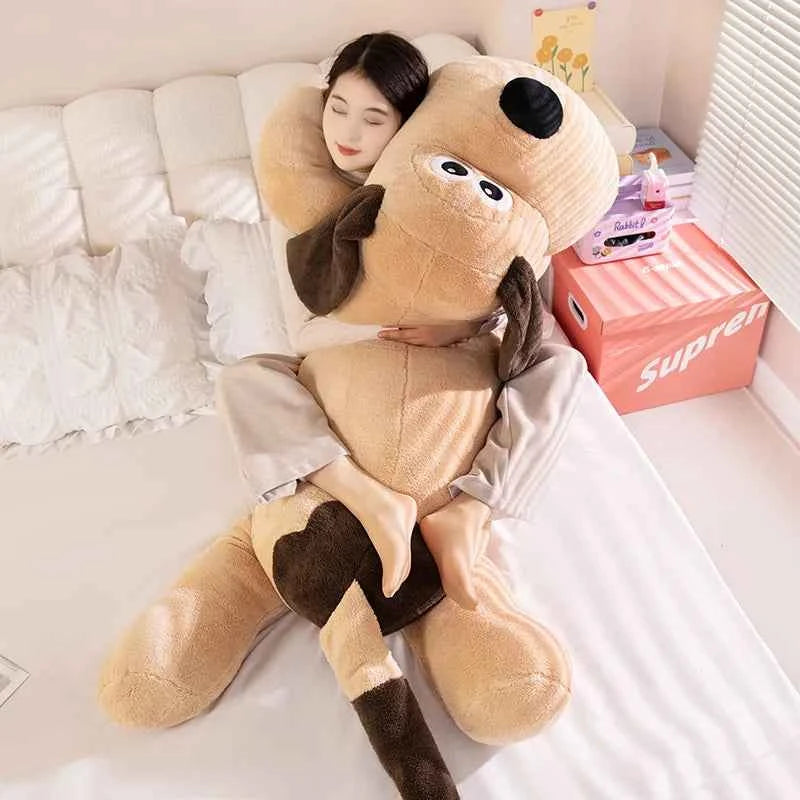 Soft Long Dog Plush Pillow Stuffed Toys Cartoon Animal Big Size Puppy Cushion Kawaii Birthday Valentine Present Gift