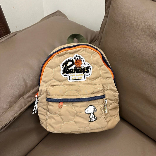Snoopy Club House Quilted Mini Backpack – Kids Preschool Rucksack