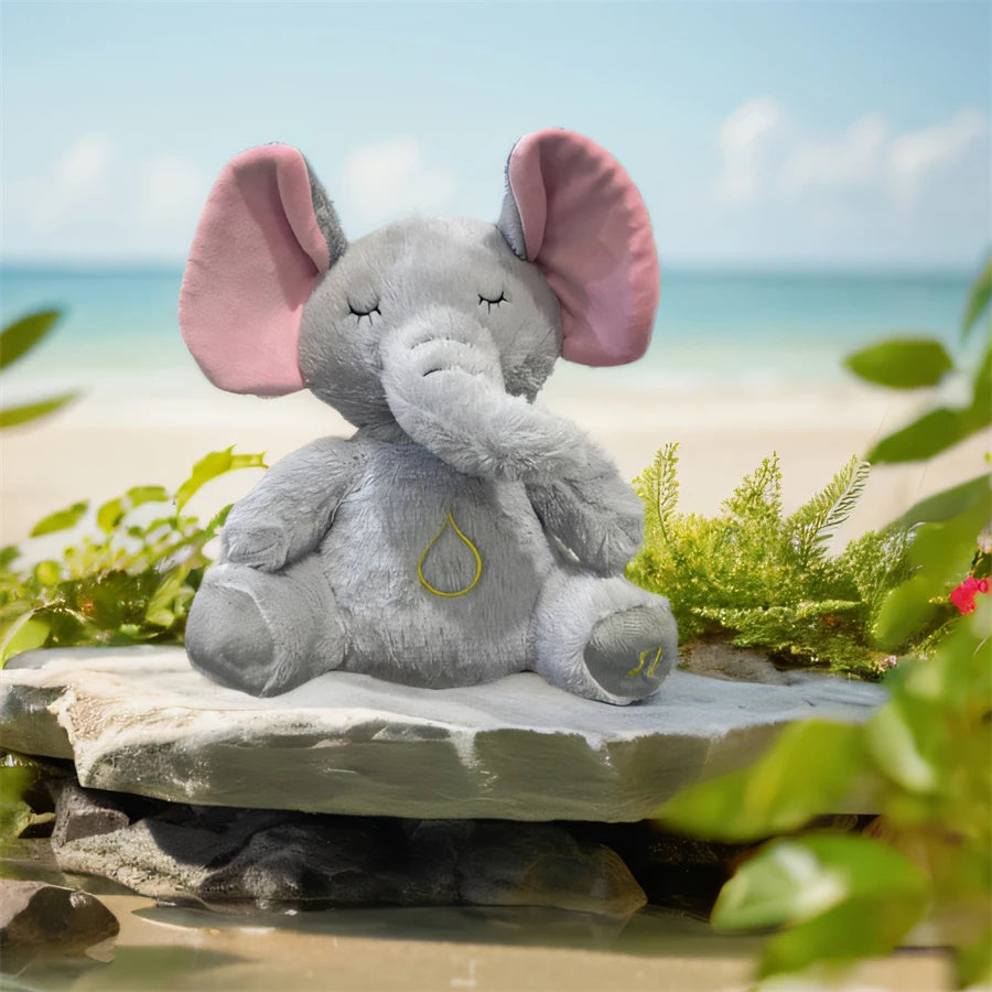 Breathing Teddy Bear Plush Toy – Music & Light Interactive Companion