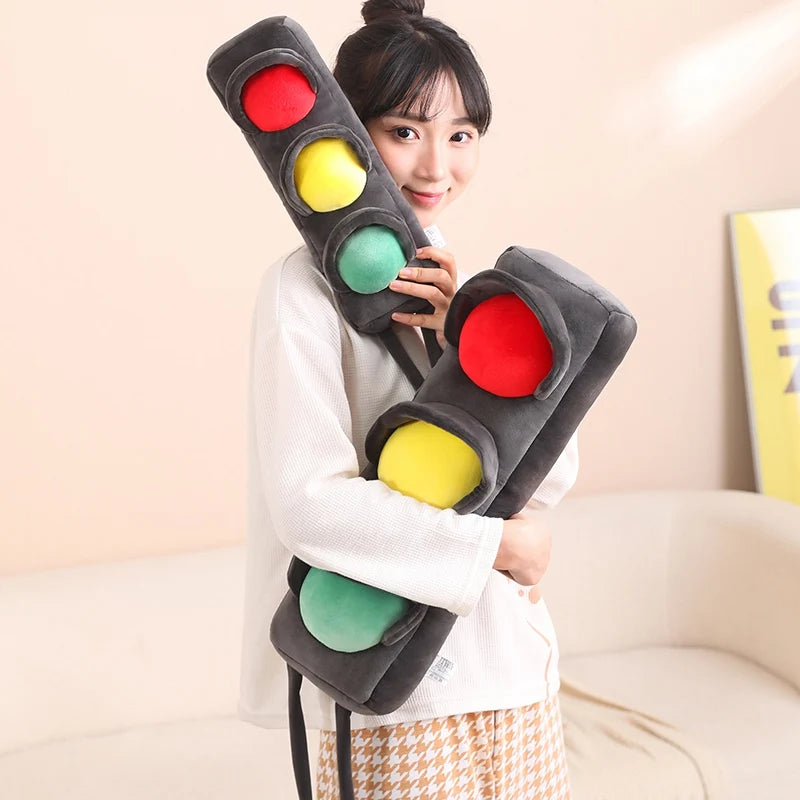 Traffic Light Plush Toy – Giant Funny Signal Light Stuffed Pillow