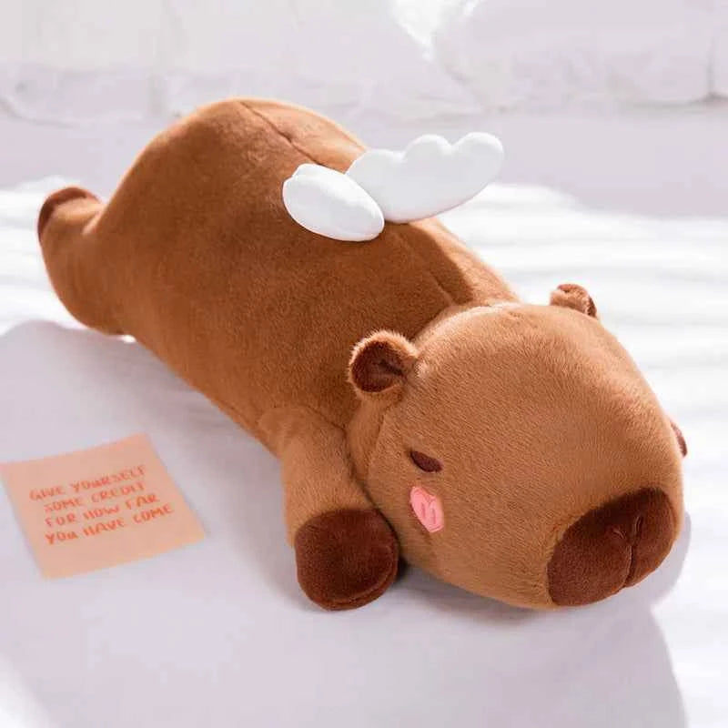 Giant Kawaii Capybara Plush Pillow (23.6-39.4 in) - Cute Stuffed Animal Decor Gift