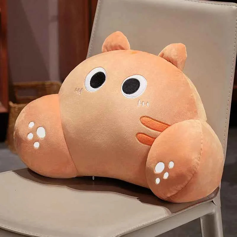Thickened Cat Back Cushion Siamese Calico Cat Sofa Bed Home F 35x45cm (13.8"x17.7")