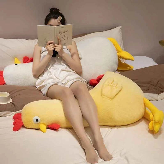New Kawaii Baby Sleepping Chicken Doll Cute Cock Plush Toys