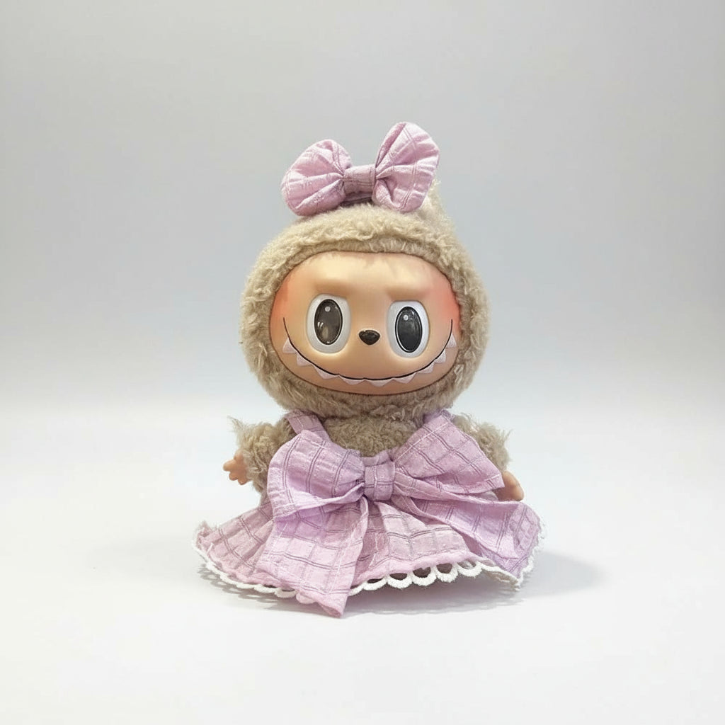 For Labubu V1 V2 Idol 17cm Cute Doll Clothes Fashion Sweater Outfit Accessories Party Sweater Clothing Cute Decoration Gifts