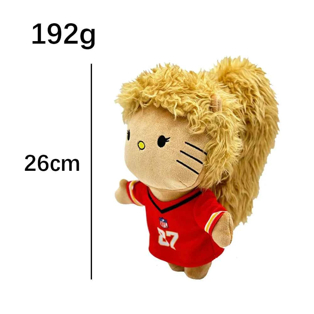Hello Kitty Taylor Harris Plush Doll (10.24 inches) - Rugby Jersey 27 Fan Gift