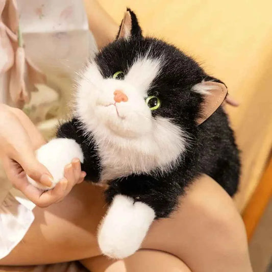 Realistic Cat Plush Toy – Soft Simulation Kitten Stuffed Animal