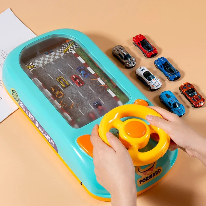 Kids Electronic Steering Wheel Racing Game Toy – Interactive Simulation Driving Toy (5 Colors)
