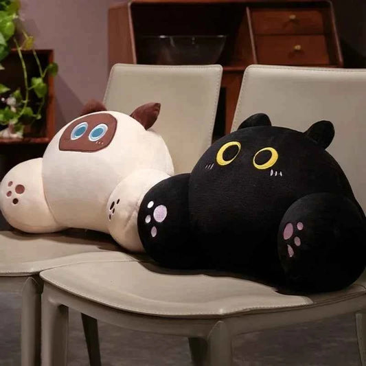 Thickened Cat Back Cushion Siamese Calico Cat Sofa Bed Home