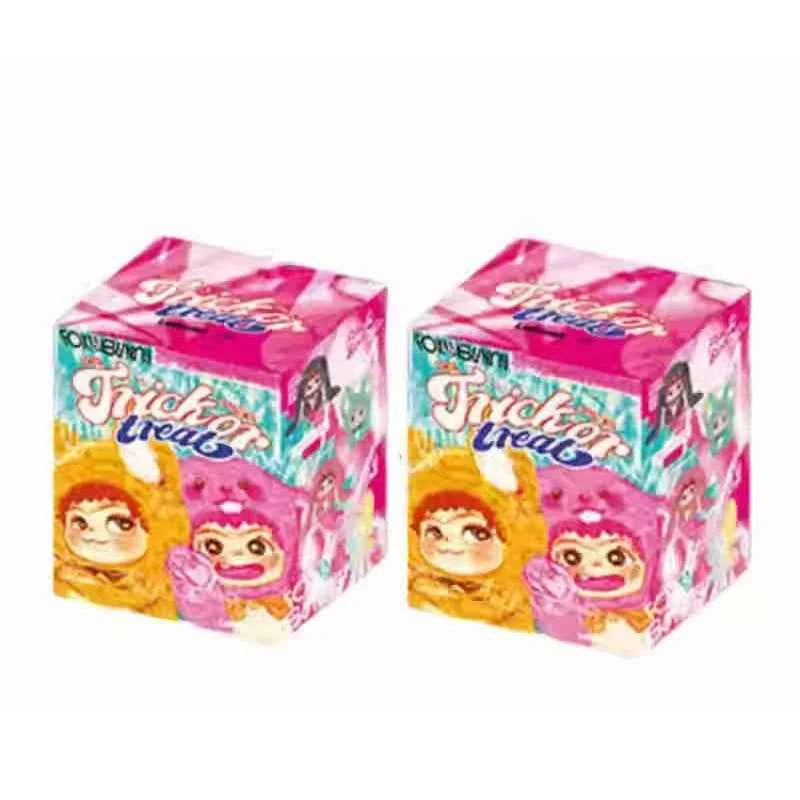 Wakuku Fox & Bunny Trick-or-Treat Blind Box - Surprise Bag Toy, Cute Action Figures, Anime Dolls, Keychain Collectibles