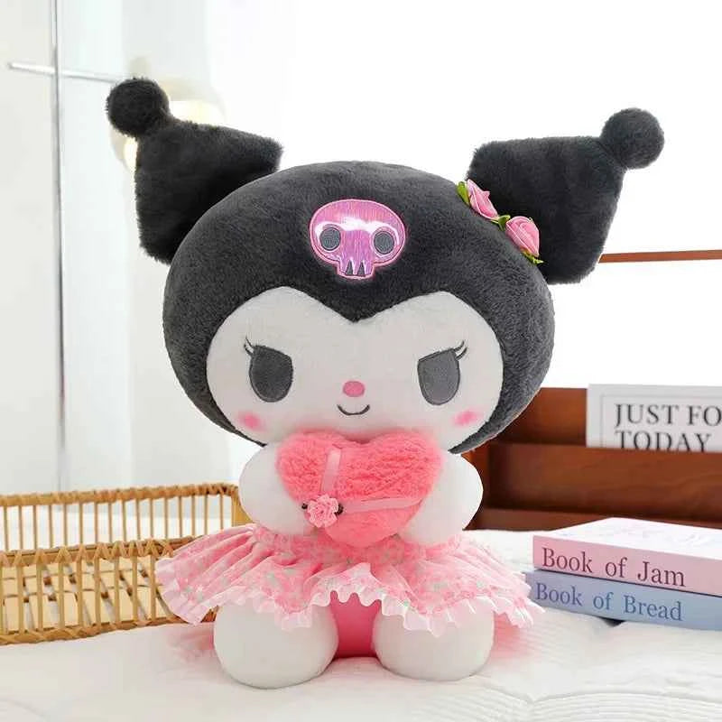 40/50/60cm Sanrio Kuromi Melody Hello Kitty Plush Toy Kawaii Cartoon Big Size Plush Doll Soft Stuffed Pillow Kids Birthday Gifts