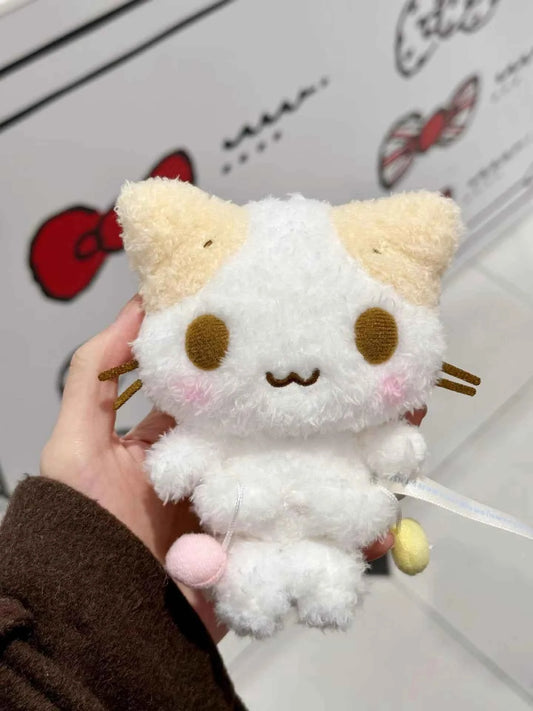Kawaii Cat & Bunny Plush Keychain