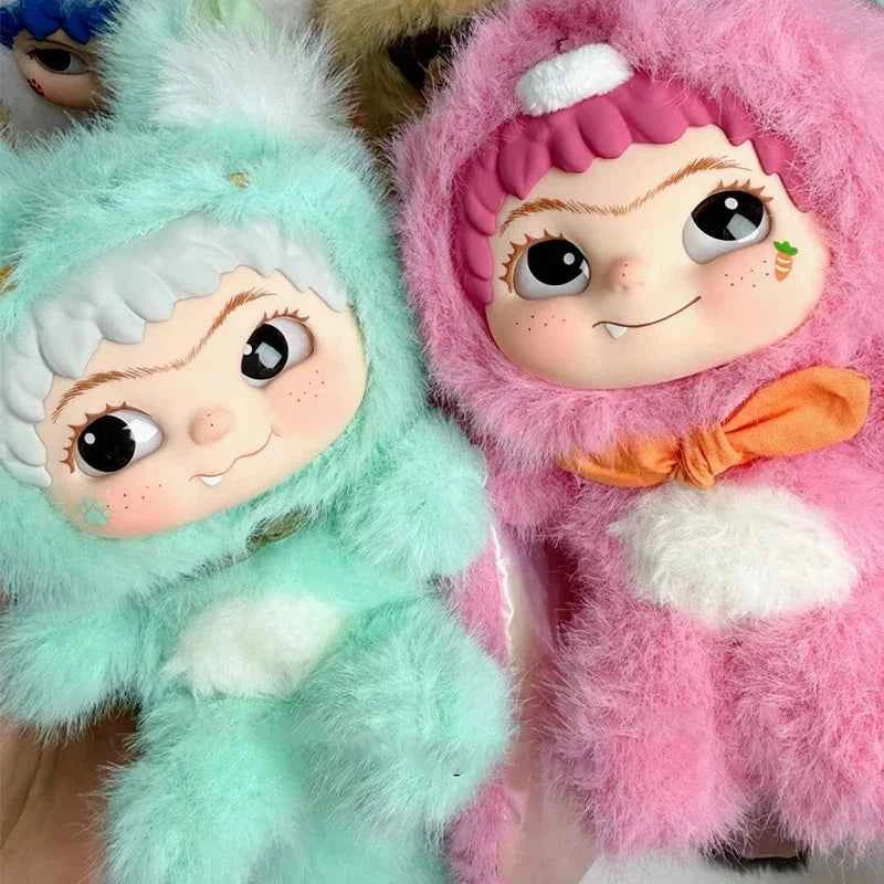 Wakuku Fox & Bunny Trick-or-Treat Blind Box - Surprise Bag Toy, Cute Action Figures, Anime Dolls, Keychain Collectibles