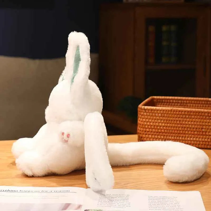 25-55cm Lovely Bat Plush Toy Lovely Flying Bat Rabbit Plushie Long Tail Pink & Black Bat Rabbit Stuffed Dolls Birthday Gifts