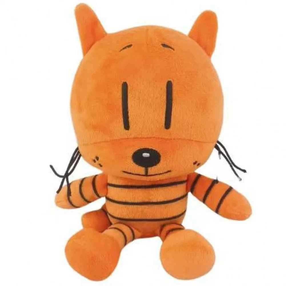 Dog Man Detective Dog Plush Toy - Fluffy PP Cotton Cartoon Baby Toy (8-10 Inches)