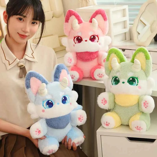 35cm Fox Plush Toy Baby Kids Appease Sleeping Pillow Doll Animal Stuffed Plush Toy Birthday Gifts for Girls Children