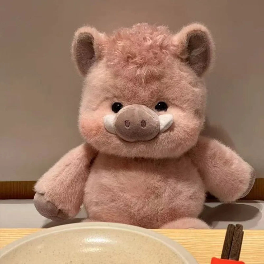 Scottish Cow Plush Toy – 17.7" (45cm) Soft Stuffed Animal