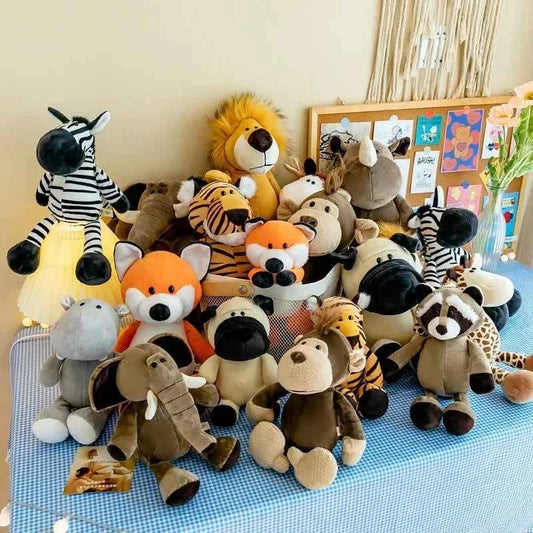 Lifelike Forest Animal Plush Toy – 9.8" (25cm) Stuffed Animal Doll