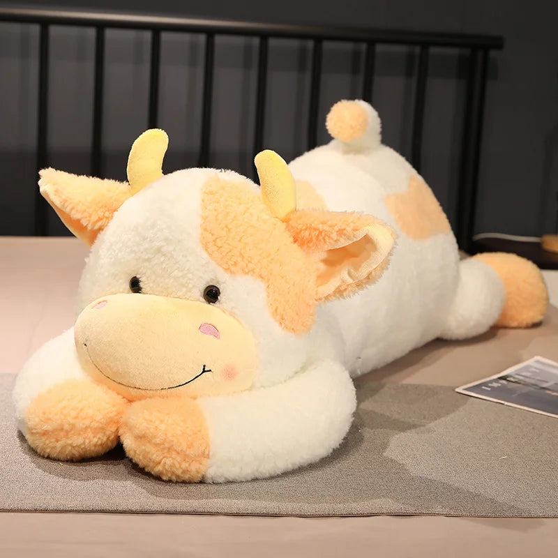 Milk Cow Plush Pillow – 35.4" (90cm) Cartoon Stuffed Animal Doll