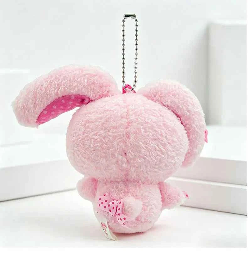 Kawaii Cat & Bunny Plush Keychain