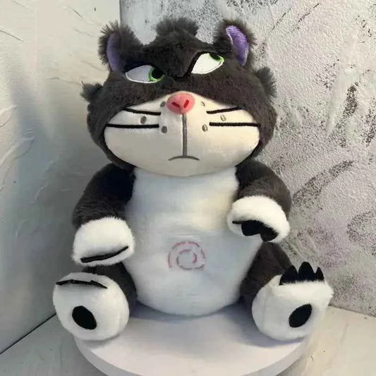 soothing new breath light sound cute leering cat music early education doll stuffed animals