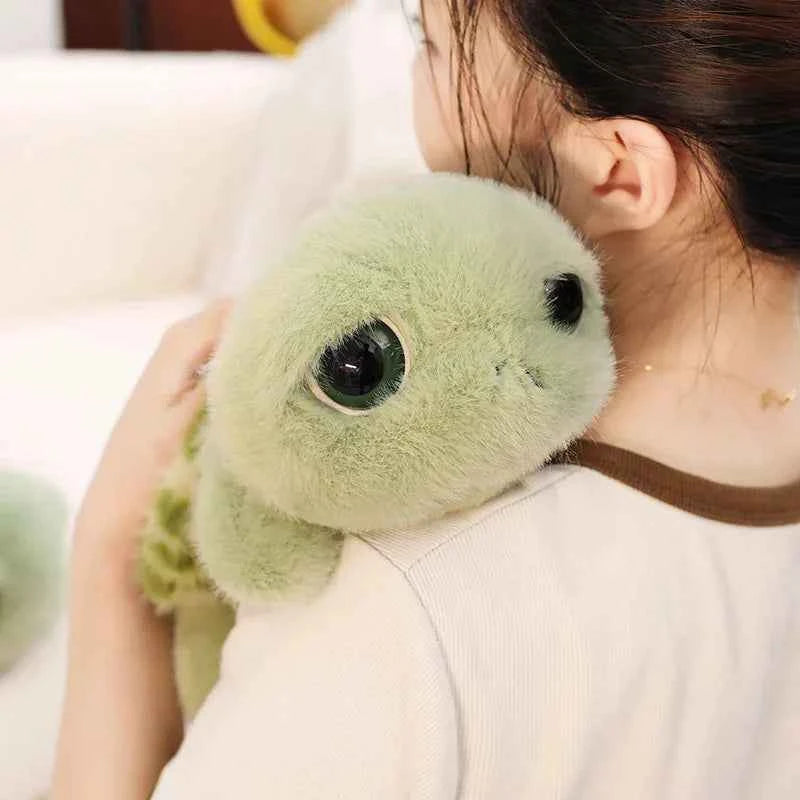 Cute Big Eyes Turtle Plush Toy – Soft Stuffed Sea Turtle Doll