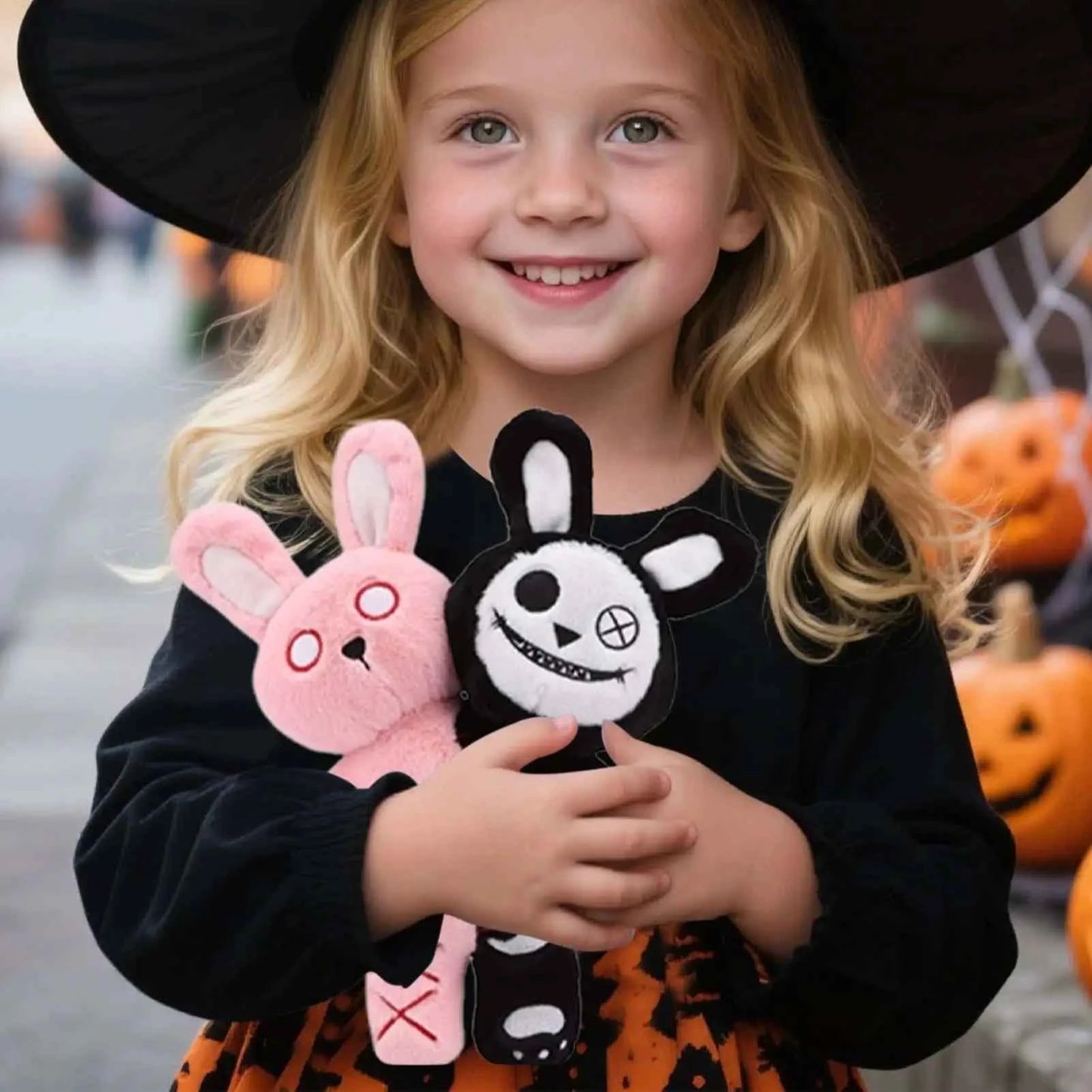 Two-Headed Rabbit Plush 11" - Horror Decor & Gift