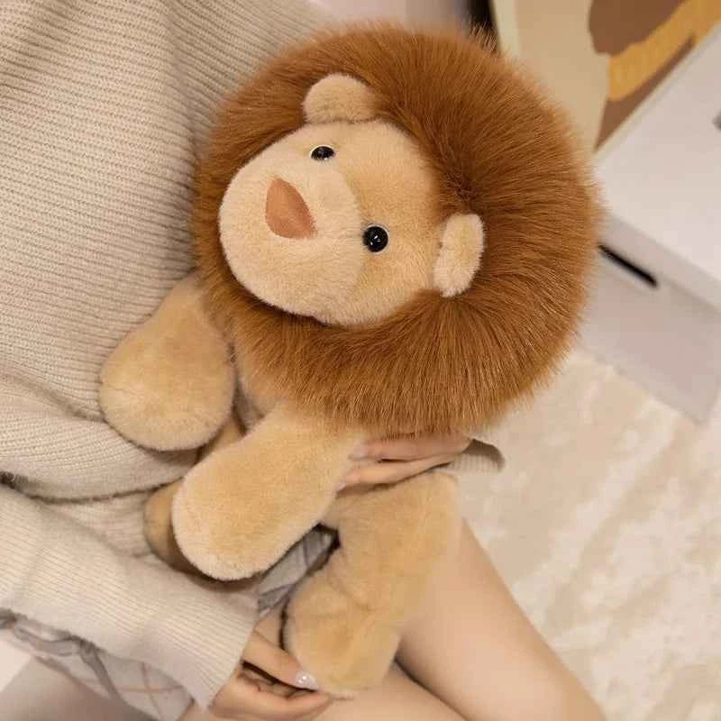 30/40/55cm Soft Kawaii Lion Plush Toys Stuffed Animals Cartoon Cute Lion Dolls Toys for Kids Room Decor Boys Birthday Gifts