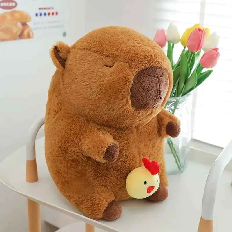 30cm Capybara Plush Simulation Capibara Anime Fluffty Toy Kawaii Plushie Cute Doll Stuffed Animals Soft Doll Plush Gift Kid Toys