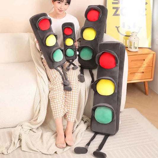Traffic Light Plush Toy – Giant Funny Signal Light Stuffed Pillow