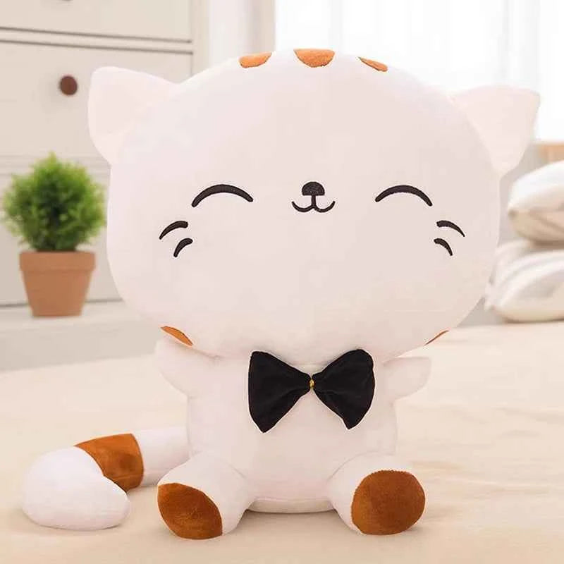 Kawaii Bow Tie Cat Plush Doll – 20 cm 6 20 cm (7.9 in)