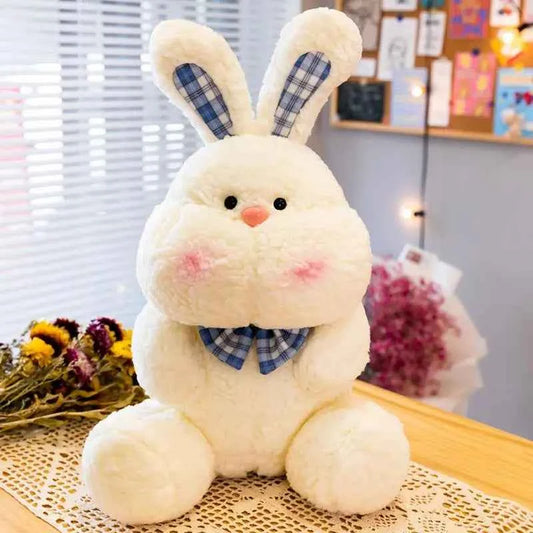 Cute Rabbit Doll Plush Toy (9 Inches) - Skin-Friendly Stuffed Animal for Bedroom & Home Decor