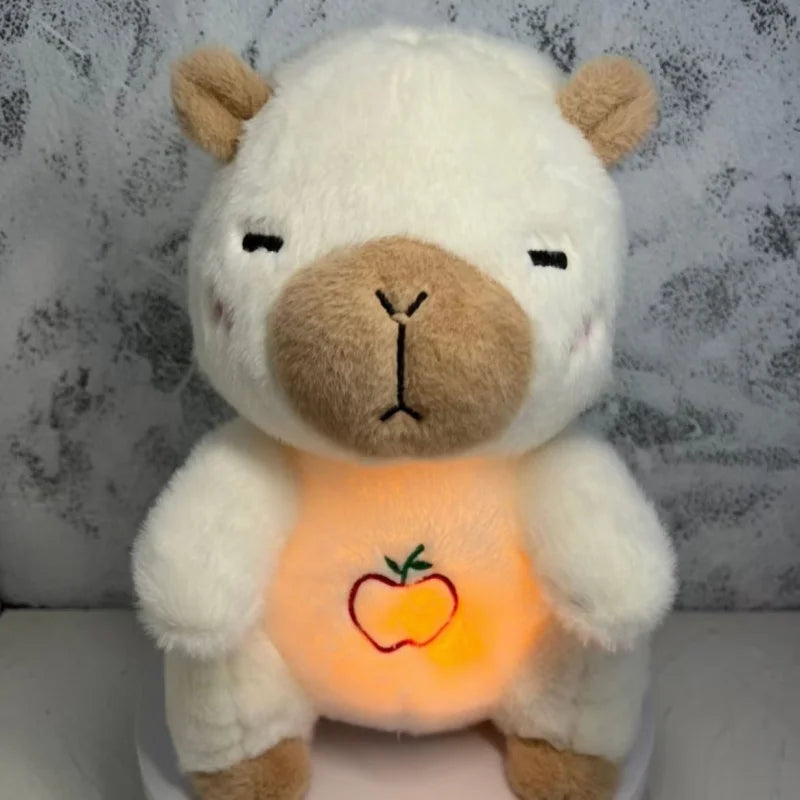 Breathing Animal Plush Toy – Sound & Light Sleep Companion