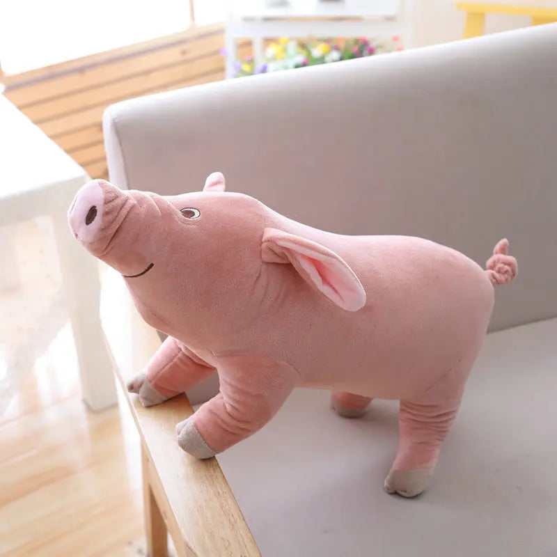 Cute Pig Plush Toy Pillow – Soft Stuffed Animal Cushion (25–60 cm)