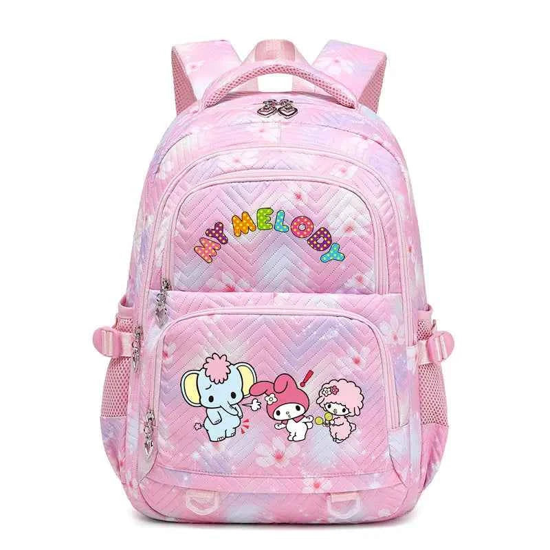 My Melody Waterproof Children Backpack - Princess Schoolbag for Teenage Girls (16.9 in)