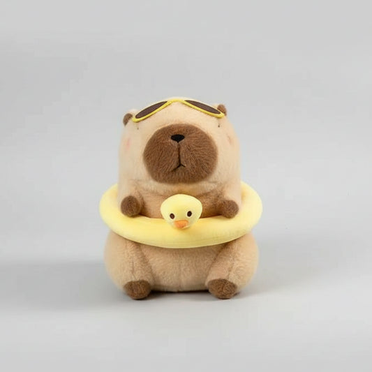 Capybara Plush Toy – 9.1" (23cm) Soft Anime Stuffed Animal Doll Black