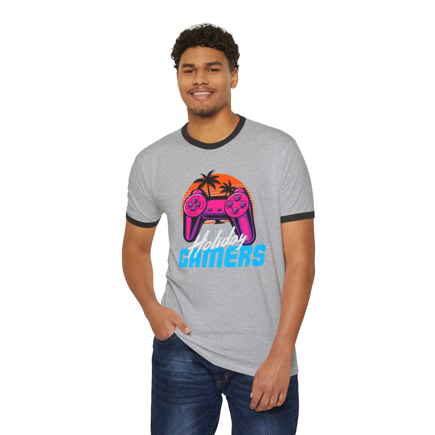 Unisex Cotton Ringer T-Shirt | Collection