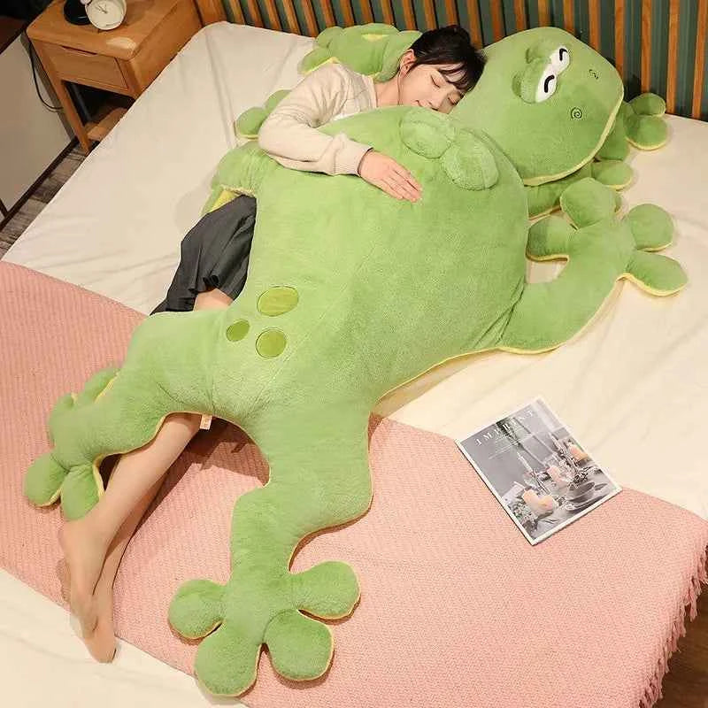 cute kawaii frog body pillow plush